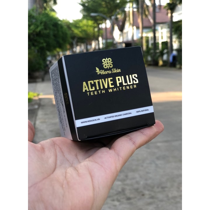 BỘT TRẮNG RĂNG THAN HOẠT TÍNH ACTIVE PLUS - trắng sau 7 ngày