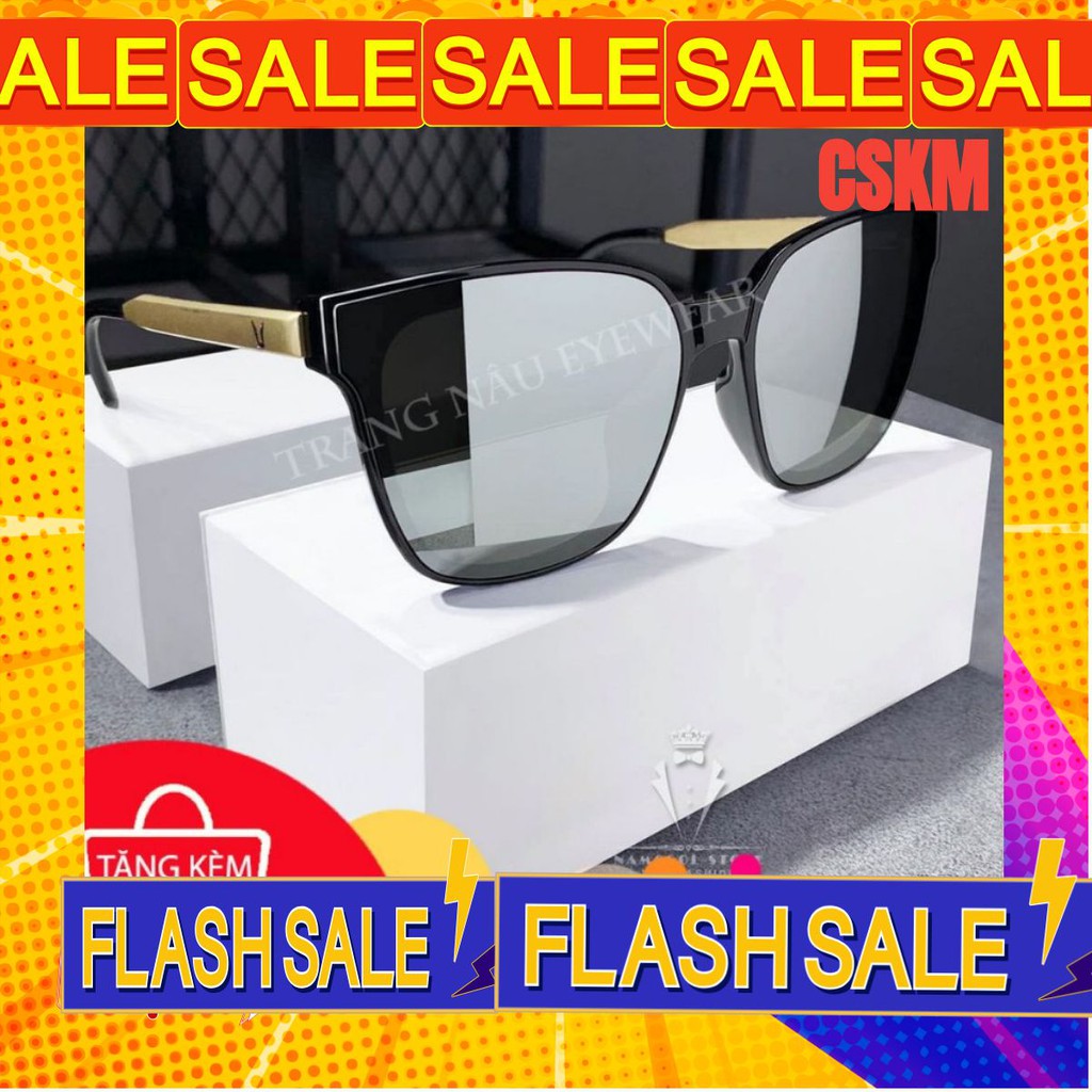 Gọng kính mát nam nữ A13 tráng gương cực xịn