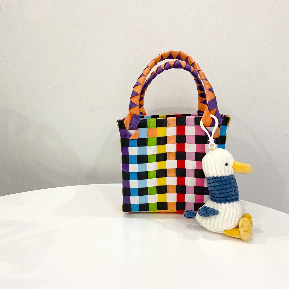 Chú Vịt Nhồi Bông Đáng Yêu Trang Trí Móc Chìa Khóa