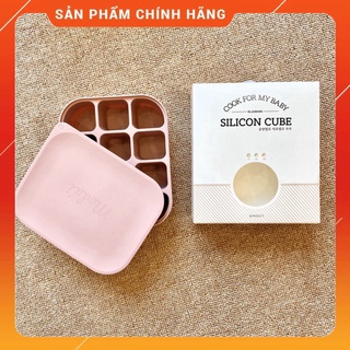 Khay trữ đông ăn dặm kèm nắp đậy silicon bluemama modui hàn quốc chính - ảnh sản phẩm 1