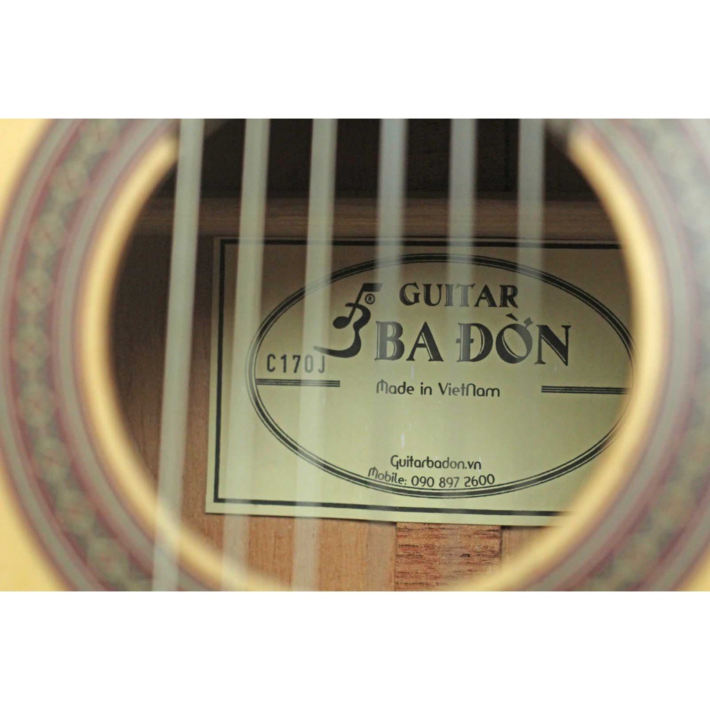 Đàn Guitar Classic Ba Đờn C170J - Tặng Full Phụ Kiện- Vinaguitar Phân Phối Chính Hãng