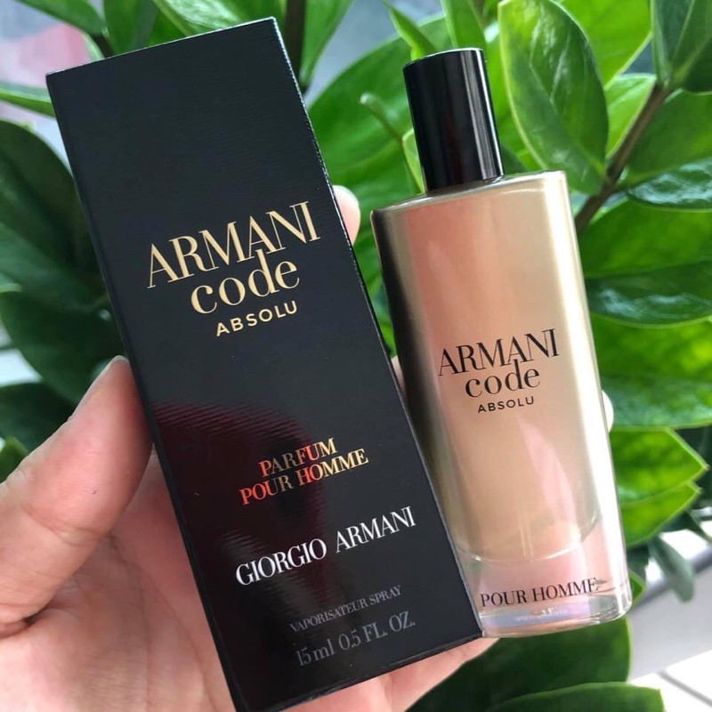 Nước hoa Giorgio Armani Code Absolu parfum pour homme 15ml | Shopee Việt Nam