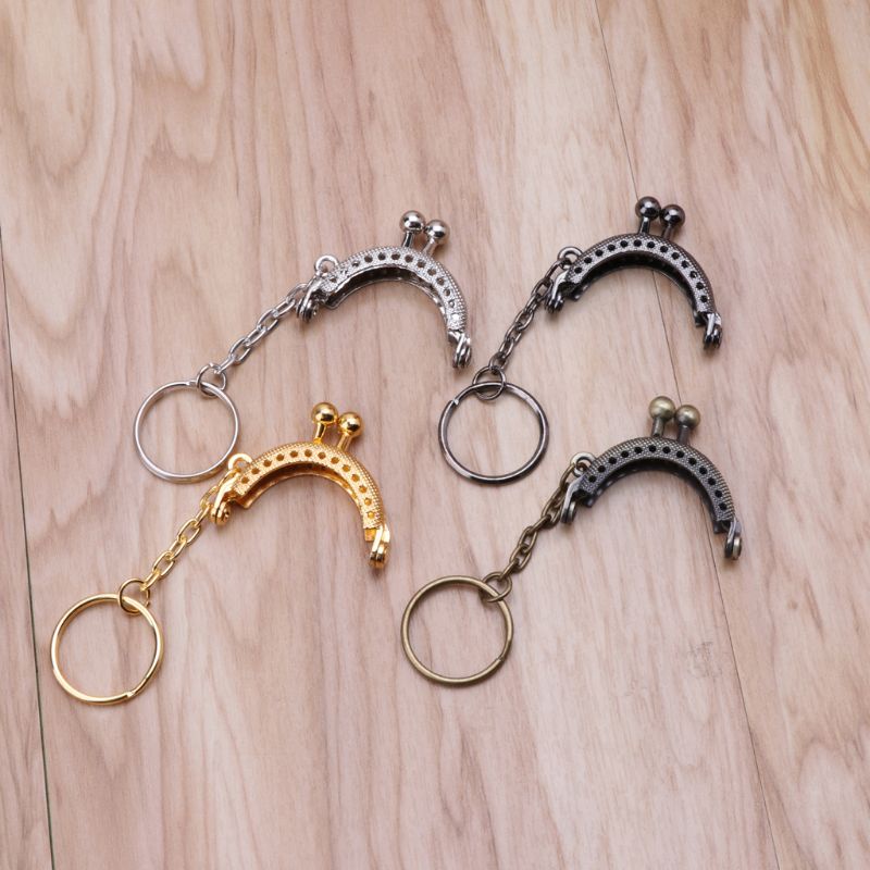 1 Khung Khóa Túi Đựng Tiền Xu Bằng Hợp Kim Sắt DIY