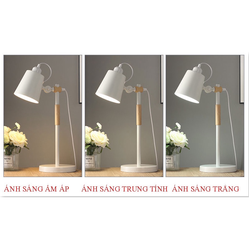 Đèn Bàn Học Sinh Chống Cận, Đèn bàn học ☀️Chống cận☀️ FDB01 kiểu dáng sang trọng, chống lóa mắt, tiết kiệm điện + Bóng đ