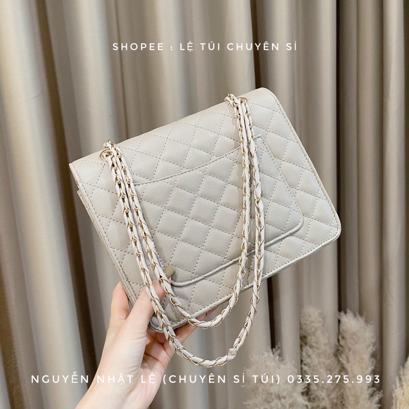 Túi nữ CNK trần trám da hạt hàng xuất