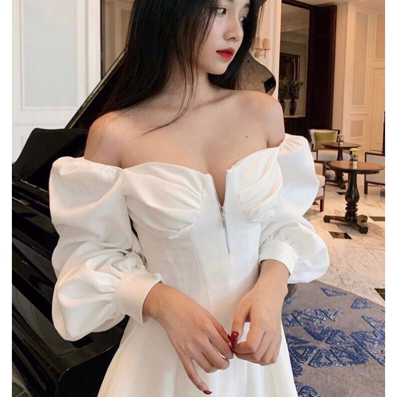 ĐẦM 2 LỚP DÂY KÉO SẮT CAO CẤP - MELY DRESS T189 | BigBuy360 - bigbuy360.vn