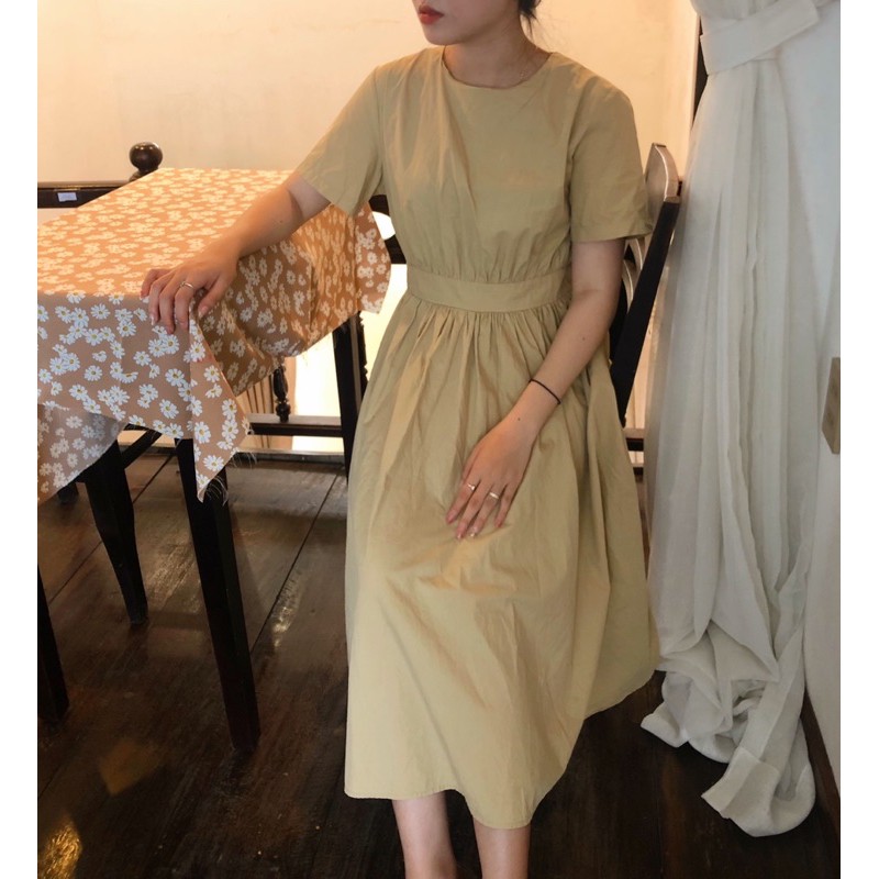 Đầm vintage korea