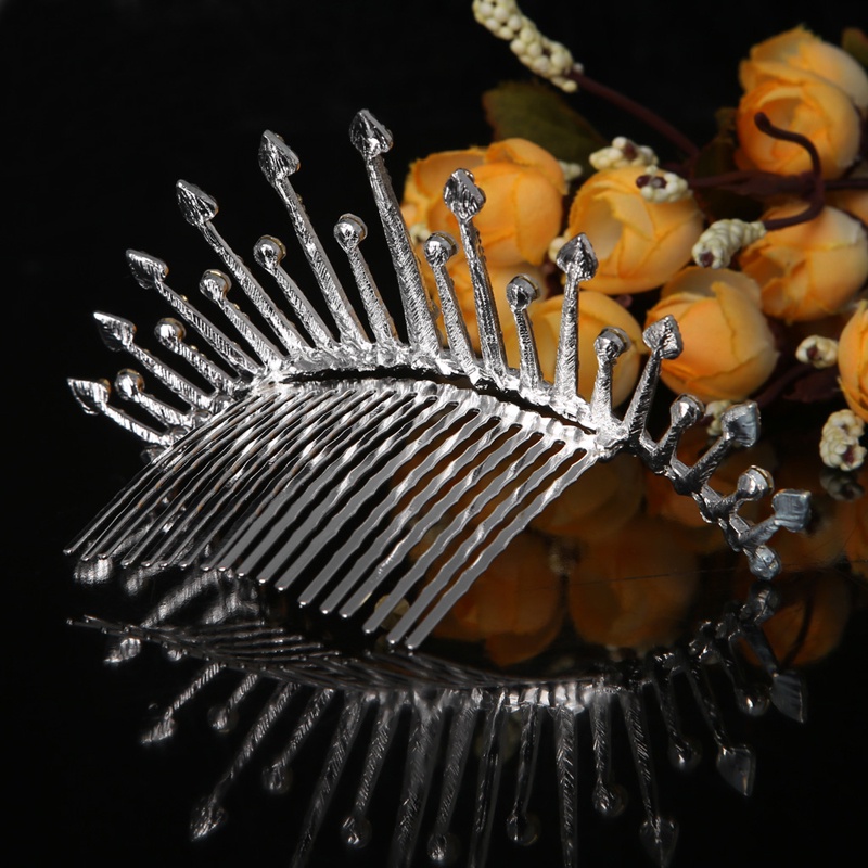 Cài Tóc Hình Vương Miện Đính Đá Thời Trang