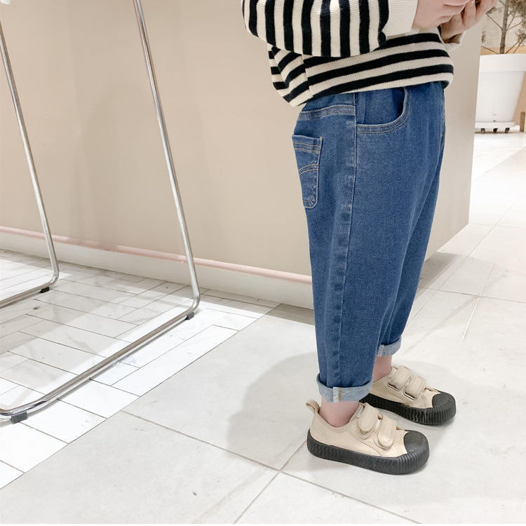 Quần Jeans Phong Cách Hàn Quốc Thời Trang Cho Bé Trai