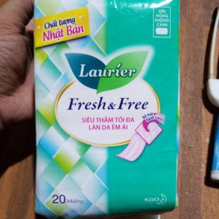 Băng vệ sinh laurie fresh & free siêu mỏng gói 20 miếng - ảnh sản phẩm 5
