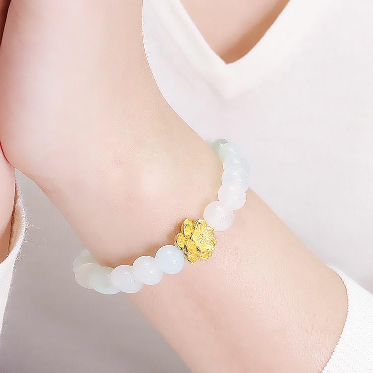 Mặt vòng cổ / Vòng Tay / vòng cổ Hình Hoa Sen Mạ Vàng 3d