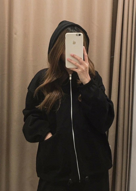 [Ảnh Thật] ÁO KHOÁC NỈ TÚI HỘP CÓ KHOÁ KÉO ULZZANG FROM CHUẨN RỘNG 🌟 Áo khoác hoodies zip nỉ bông chất đẹp