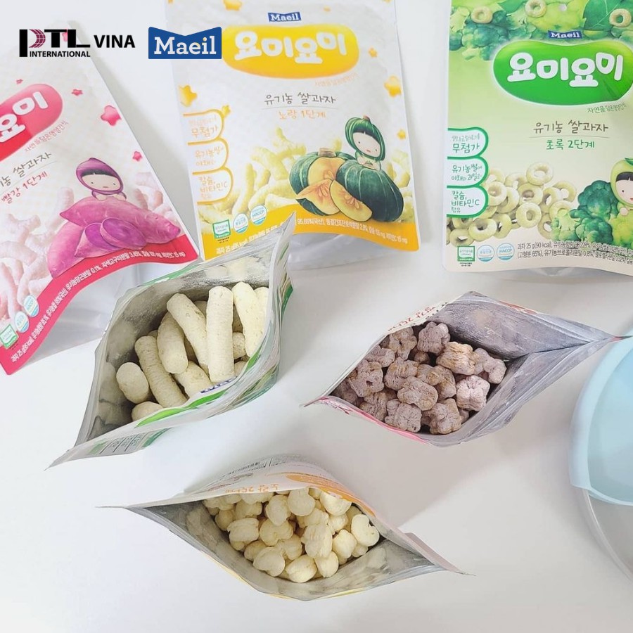 Bánh gạo ăn dặm Maeil nhập khẩu Hàn Quốc dành cho bé từ 7 tháng