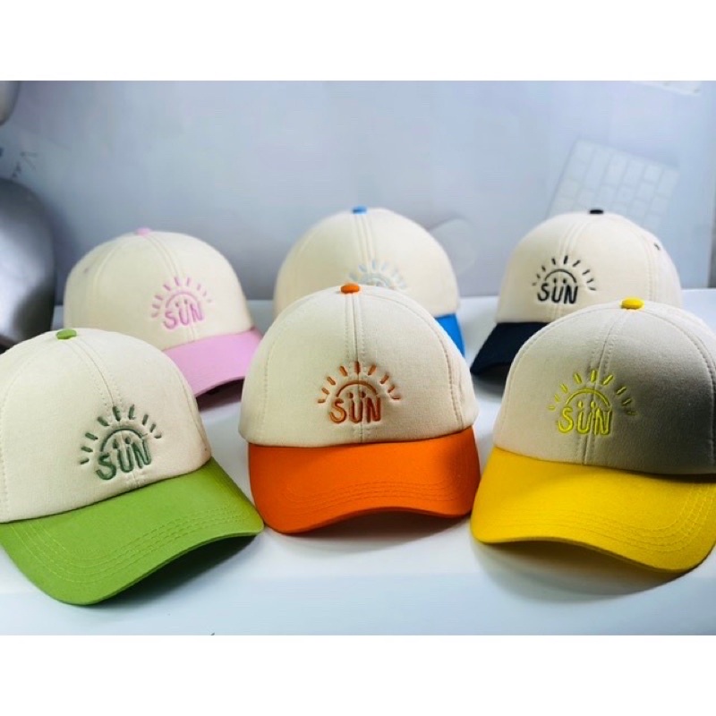 Nón kết trẻ em nhiều mẫu , nhiều màu sắc unisex cho cả bé trai, bé gái từ 4-10 tuổi