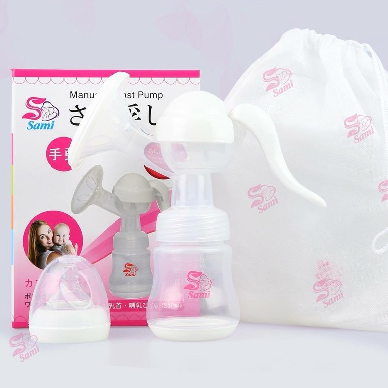 Máy hút sữa cầm tay dành cho mẹ (tặng kèm túi trữ sữa 250ml) 𝐊𝟔𝟒