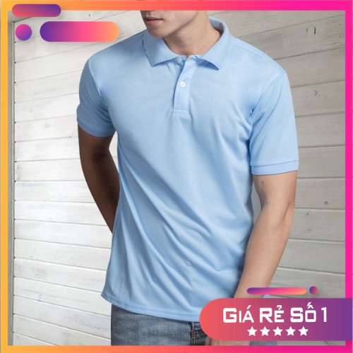 Áo Thun Polo Nam Cổ Bẻ (Thiên Thanh) Hot Trend Mẫu Mới