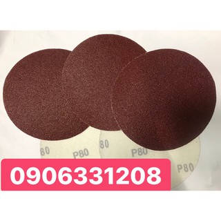 Nhám tròn lông dán 150mm 6””