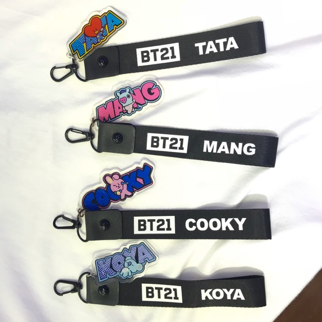 [Ảnh Thật] Dây đeo Balo/Móc Khoá BT21