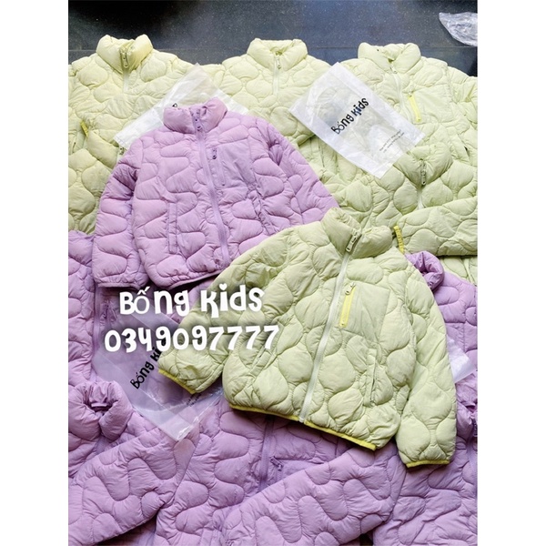 Áo Phao Mềm Bé Gái Trần Trám ZR