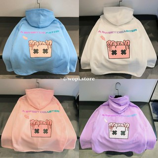 Áo Khoác Hoodie Banawa Form Rộng Kéo Khóa Unisex Nam Nữ