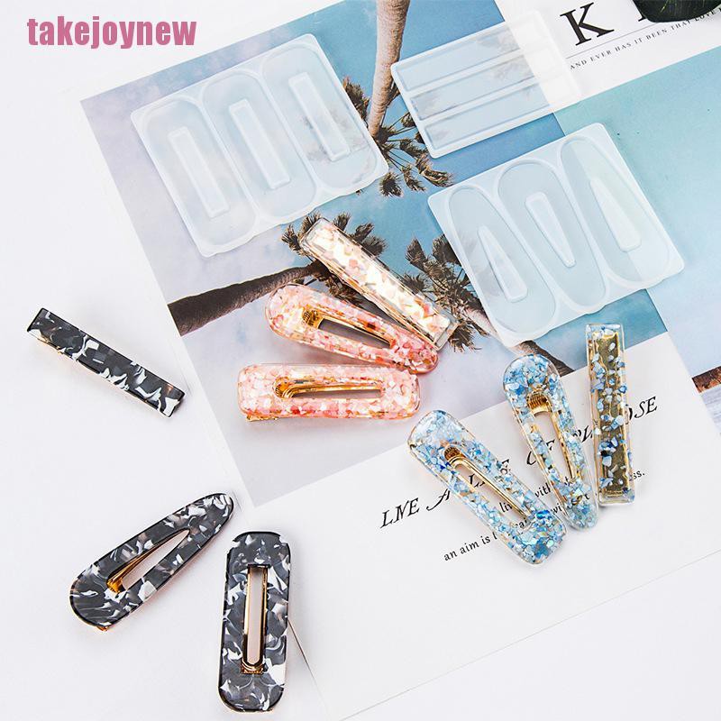 Khuôn Silicone Làm Kẹp Tóc