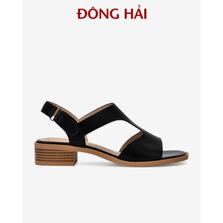 Sandal nữ Đông Hải thiết kế quai T-strap khóa dán tiện dụng đế cao 3cm - S85O5