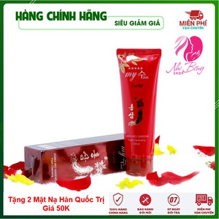 [Dùng Là Mê - Hàng Auth] Sữa rửa mặt trị mụn sạch sâu và trắng da Hồng Sâm Đỏ My Gold Hàn Quốc 130ml