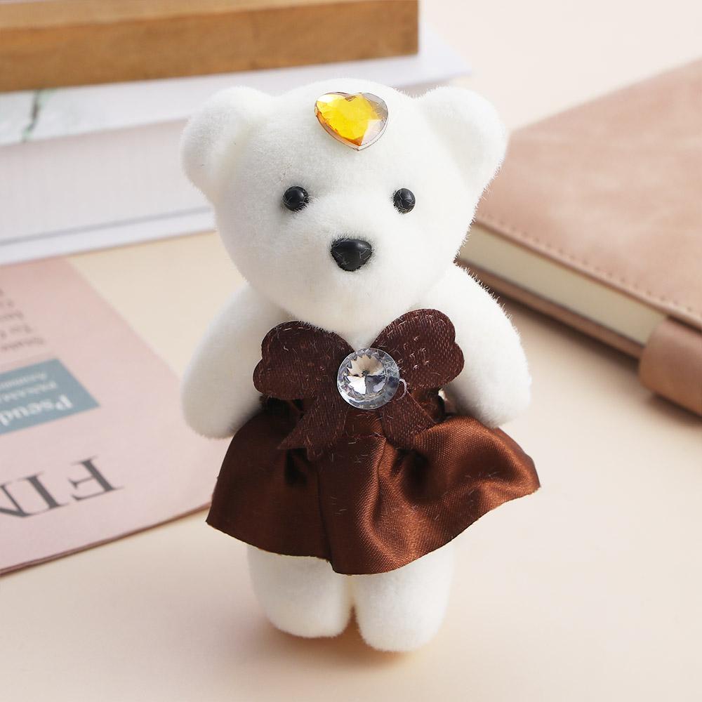 Thú Nhồi Bông Hình Gấu Teddy Nhỏ Dễ Thương Trang Trí Giáng Sinh