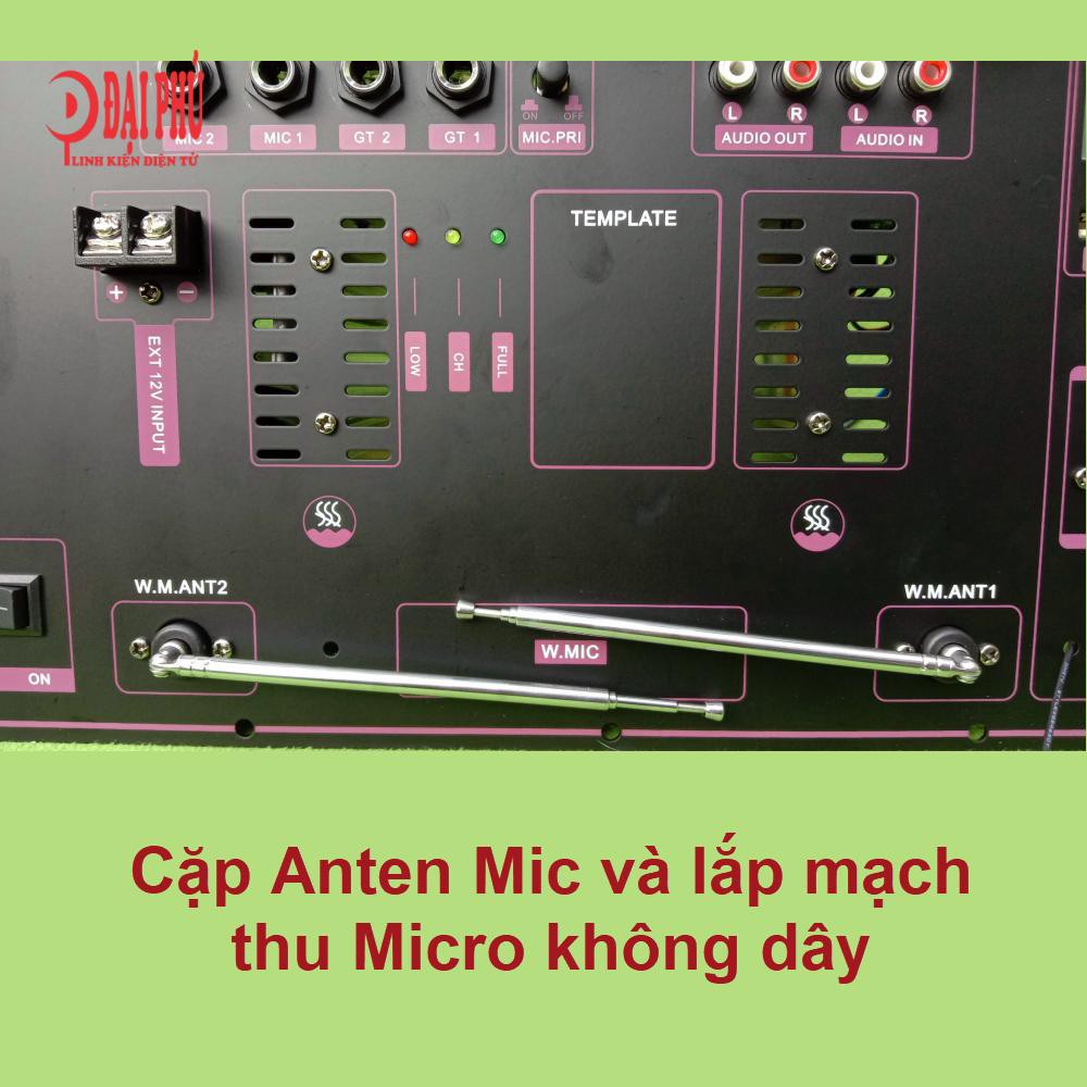 Mạch loa kéo công suất lớn chuyên loa kéo 5 tấc đôi, 6 tấc đôi cao cấp - âm thanh cực mạnh, đầy uy lực, karaoke mượt mà