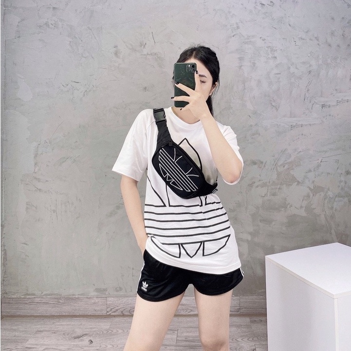 ⚡️  Túi bao tử Adidas ORIGINALS ESSENTIAL CROSSBODY BAG - BACK DV2400  - CAM KẾT CHẤT LƯỢNG NHẤT