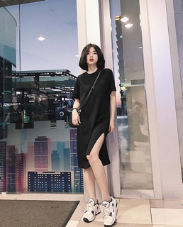 Đầm suông T-shirt