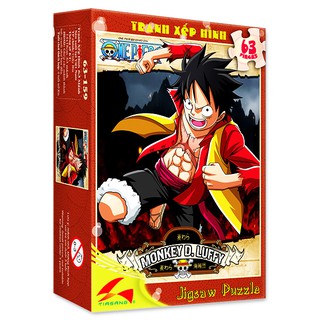 Tranh xếp hình 63 mảnh - Monkey D.Luffy