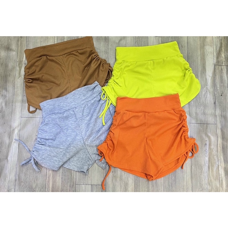 Quần thun gân rút dây 2 bên