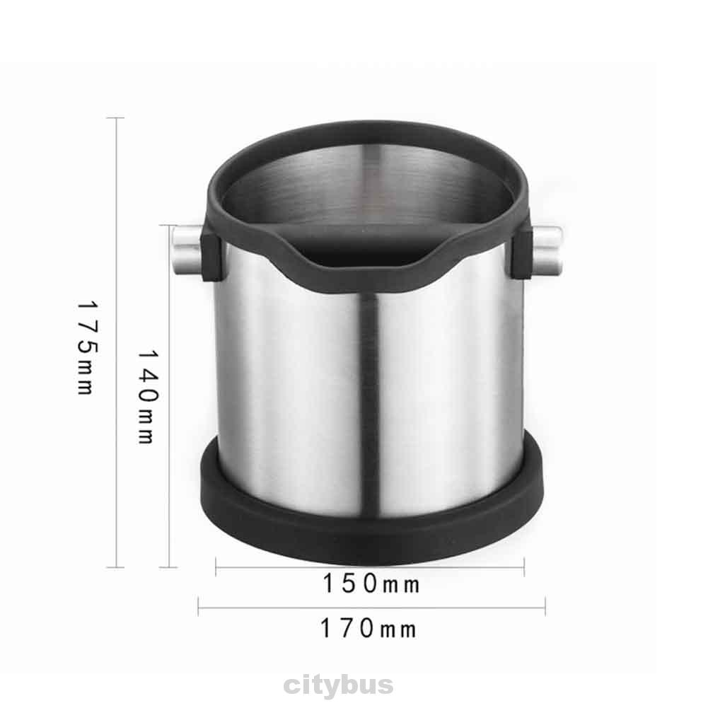 1800ml Home Restaurant Bar Kitchen Tool Large Capacity Detachable Stainless Steel Coffee Knock Box