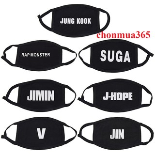 Khẩu trang BTS khẩu trang Jungkook Suga Jimin J Hope Jin Rap monster