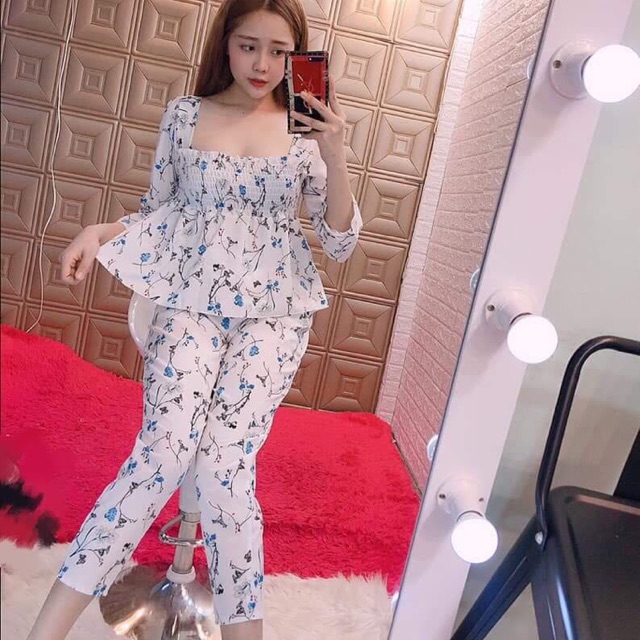 Sét bộ hoa tay dài