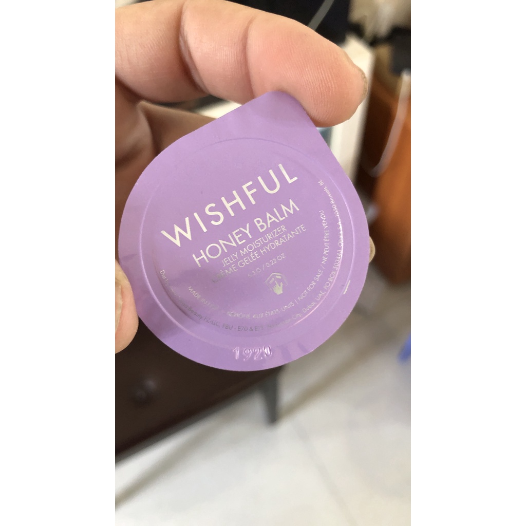 Sample 6.3g mẫu thử Kem dưỡng ẩm Wishful Honey Balm Jelly Moisturizer 6.3g 0.22oz