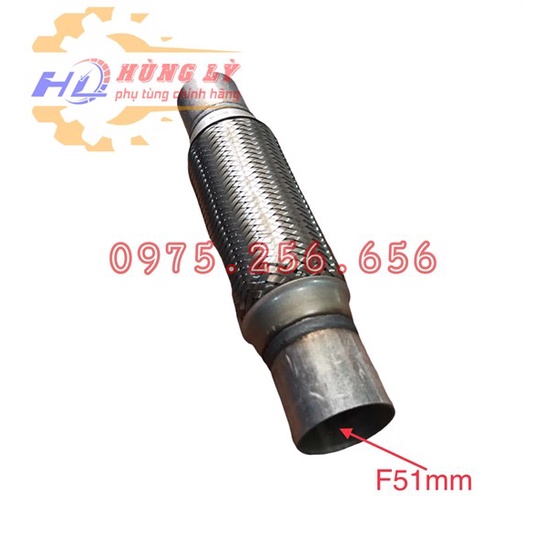 Ống xả mềm phi 50*300 HD3T5-KIA1T4-HM6T phụ tùng ô tô Phụ tùng Hùng Lỳ