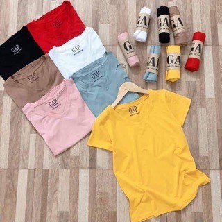 Áo Thun Nữ Cổ Tim ❤️FREESHIP❤️ Giảm 10k nhập [DONG2TA] Áo Phông Nữ Cổ Tim 2020