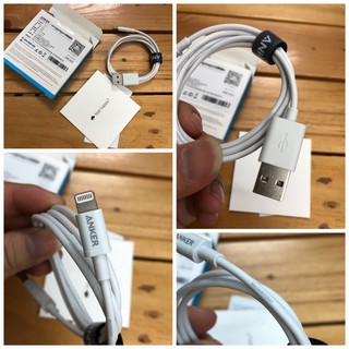 Cáp sạc ANKER MFI Lightning dài 0.9m dành cho iPhone - A7101 -  Hàng xách tay USA mua tại Amazon.com