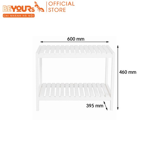 Kệ Để Lò Vi Sóng Gỗ Đa Năng 2 Tầng BEYOURs Oven Rack 2f Nội Thất Kiểu Hàn Lắp Ráp - Nội Thất Phòng Bếp