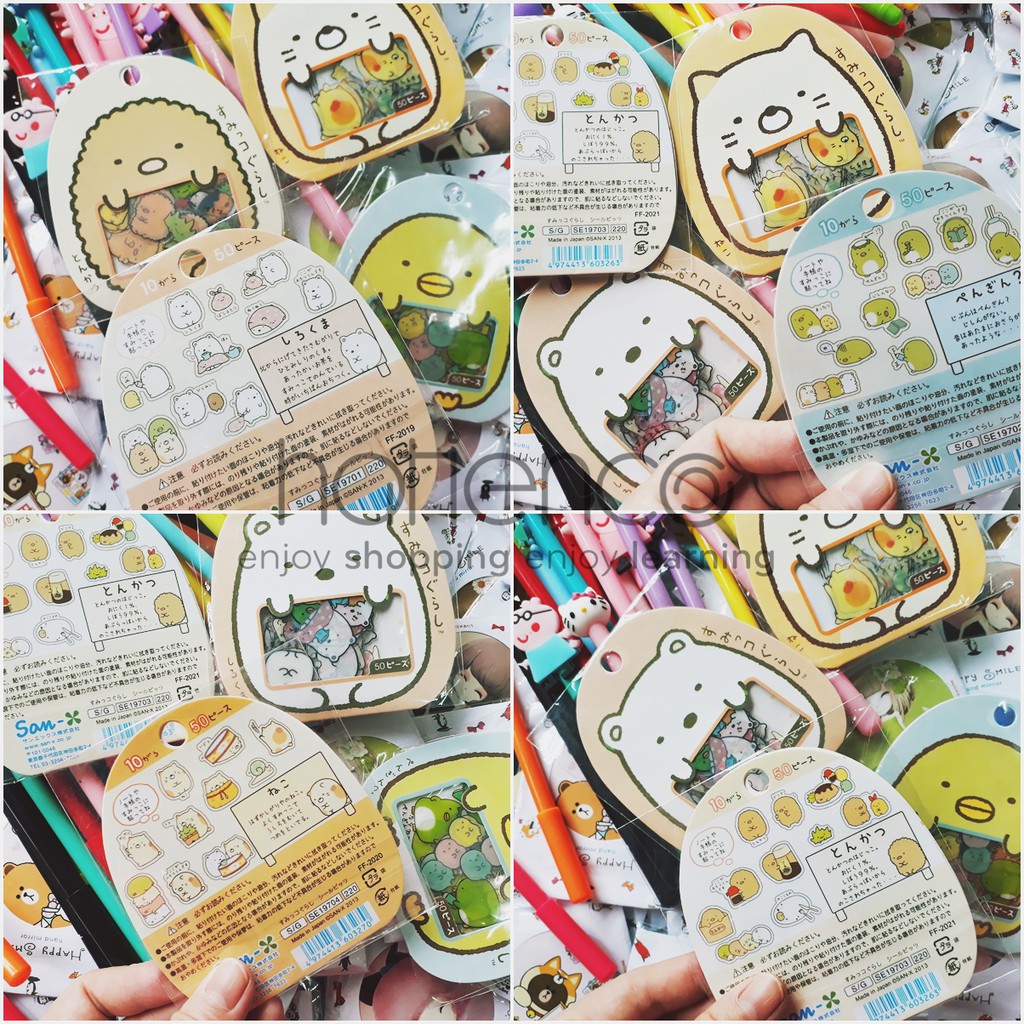 Sticker hình dán 50 miếng hình Molang dễ thương