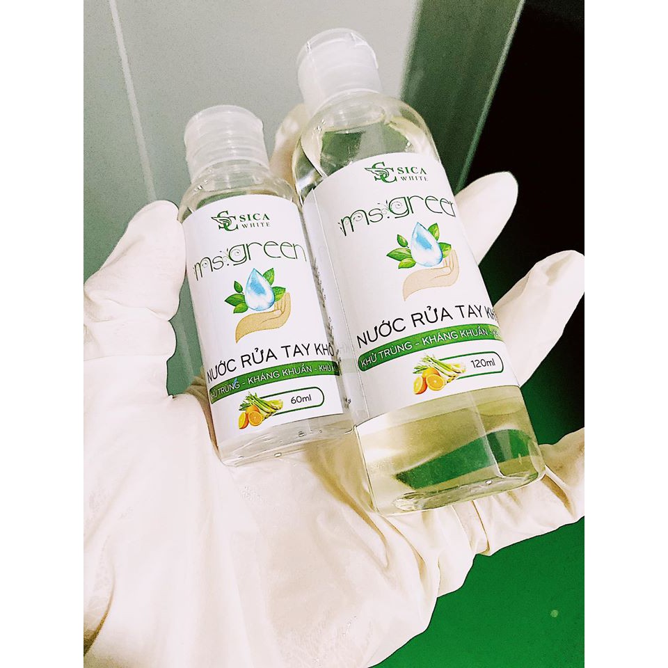 Dung dịch rửa tay diệt khuẩn SICA WHITE 60ml và 120ml | BigBuy360 - bigbuy360.vn