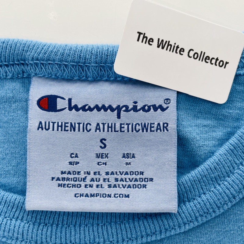 Áo Champion Garment Dyed Thêu Logo