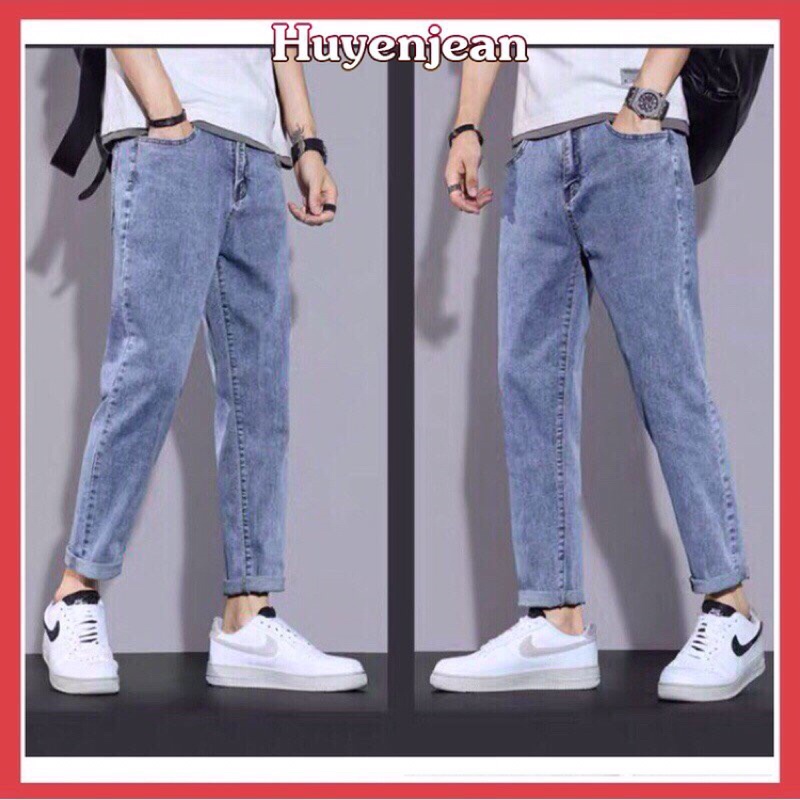 Quần vải bò jean baggy nam nữ Unisex hàng Quảng Châu phong cách Hàn Quốc sành điệu style năm 2021 | WebRaoVat - webraovat.net.vn