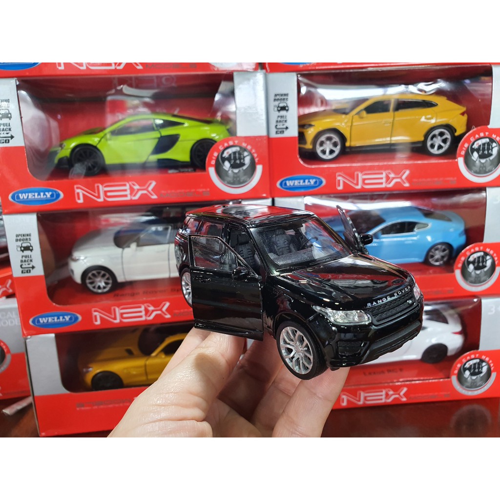 Xe Mô Hình Range Rover Sport 1:34 Welly ( Đen )