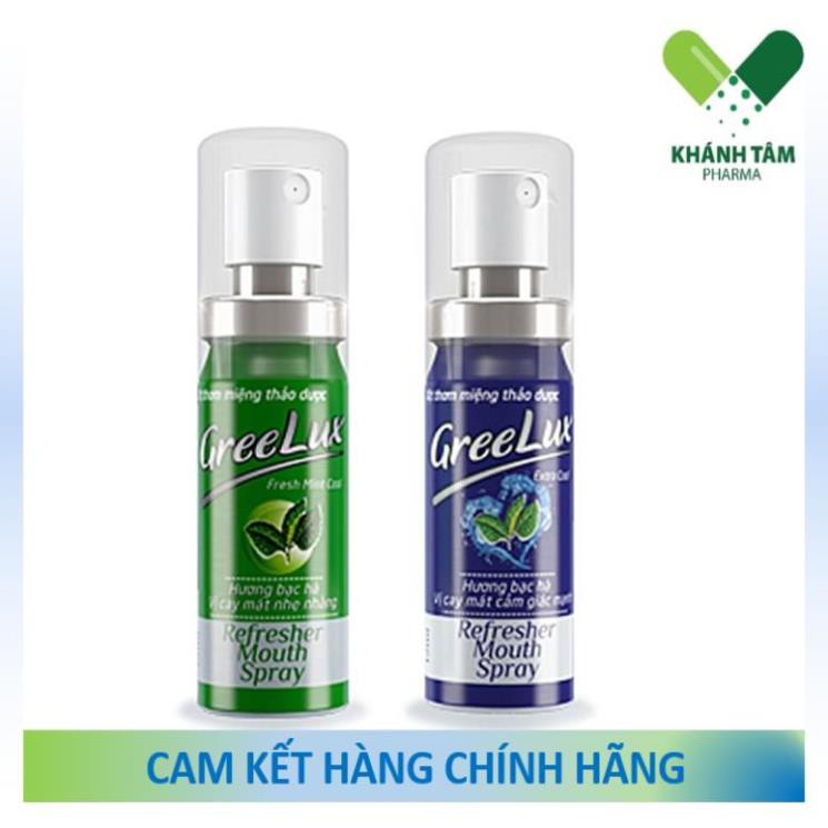 Xịt Thơm Miệng Thảo Dược GREELUX [Chai 12ml] Extra Cool / Fresh Mint Cool [Grelux] _Khánh Tâm