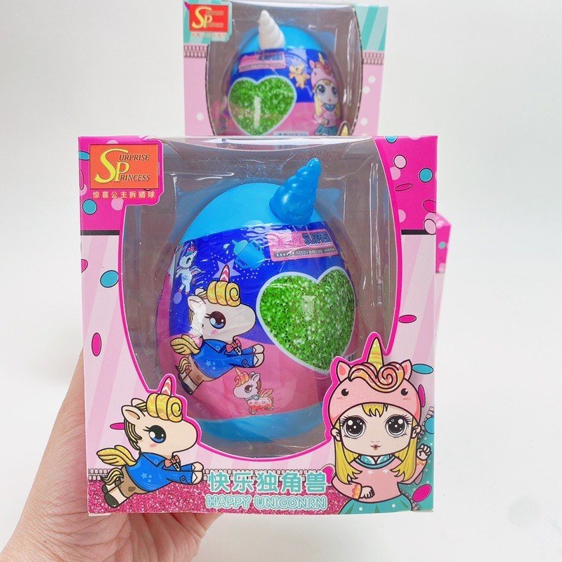 💕NEW💕Trứng Kỳ Lân Phiên Bản Mini-Trứng Bất Ngờ-HAPPY SURPRISE