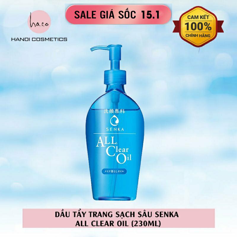 Dầu tẩy trang Senka A.L.L Clear Oil 230ml