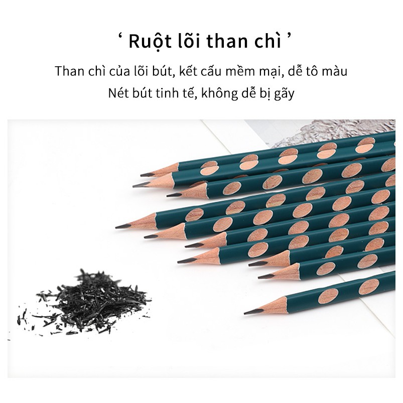 Bút Chì Thi Kiểm 2B(10chiều /hộp) - BAOKE PL1702